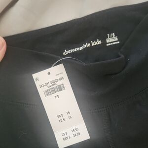 abercrombie kids Black Flare Leggings 7/8 Regular